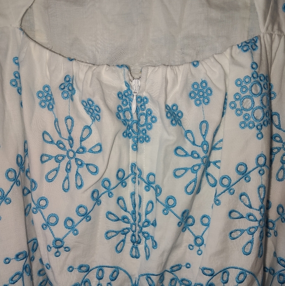 Lilly Pulitzer $328 Lillyanne Neon Turquoise Oasis Tie Back Midi Dress - Picture 12 of 17